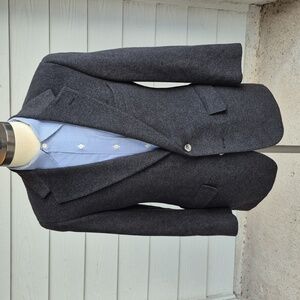 NORDSTROM Grey Weave CASHMERE Mens Sz 38 S Sport‎ Coat Blazer RARE VTG